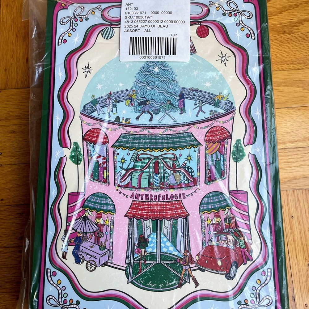 NEW Anthropologie Advent Calendar 24 Days of Beauty Holiday 2025 Sealed